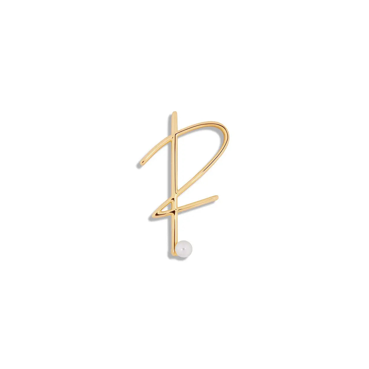 Broche Pin with Pearl in by REDAM JEWELRY