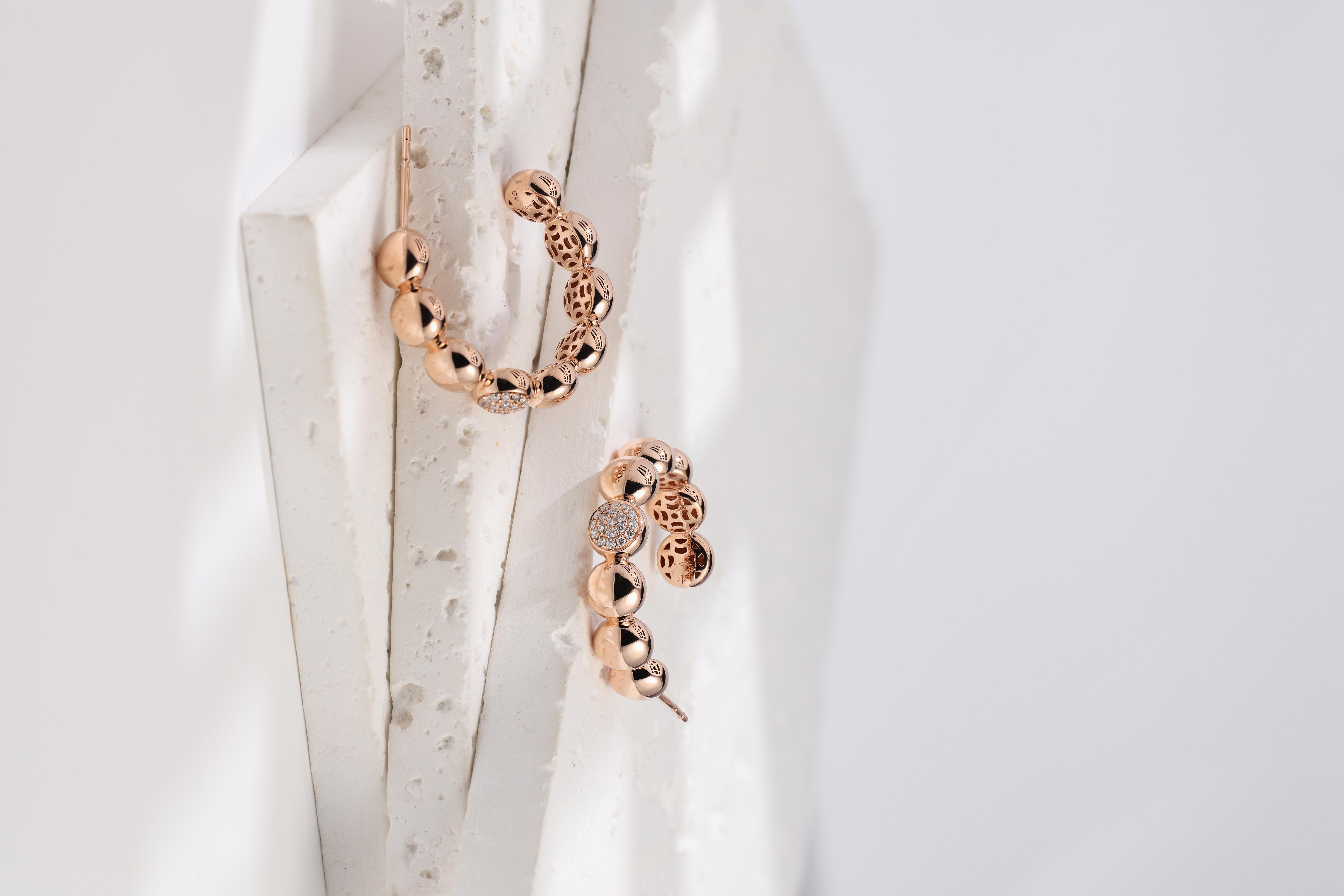 Beaded Hoop Earrings