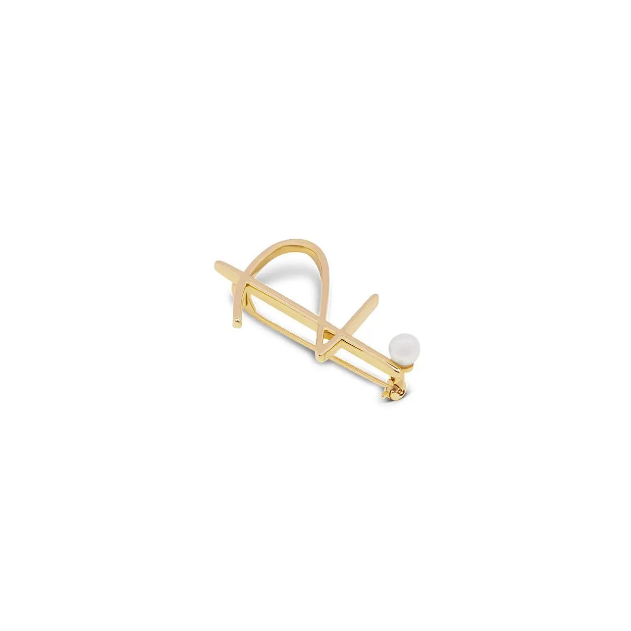 Broche Pin with Pearl in by REDAM JEWELRY