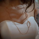 Double - layered with delicate pendant in Necklace by REDAM JEWELRY
