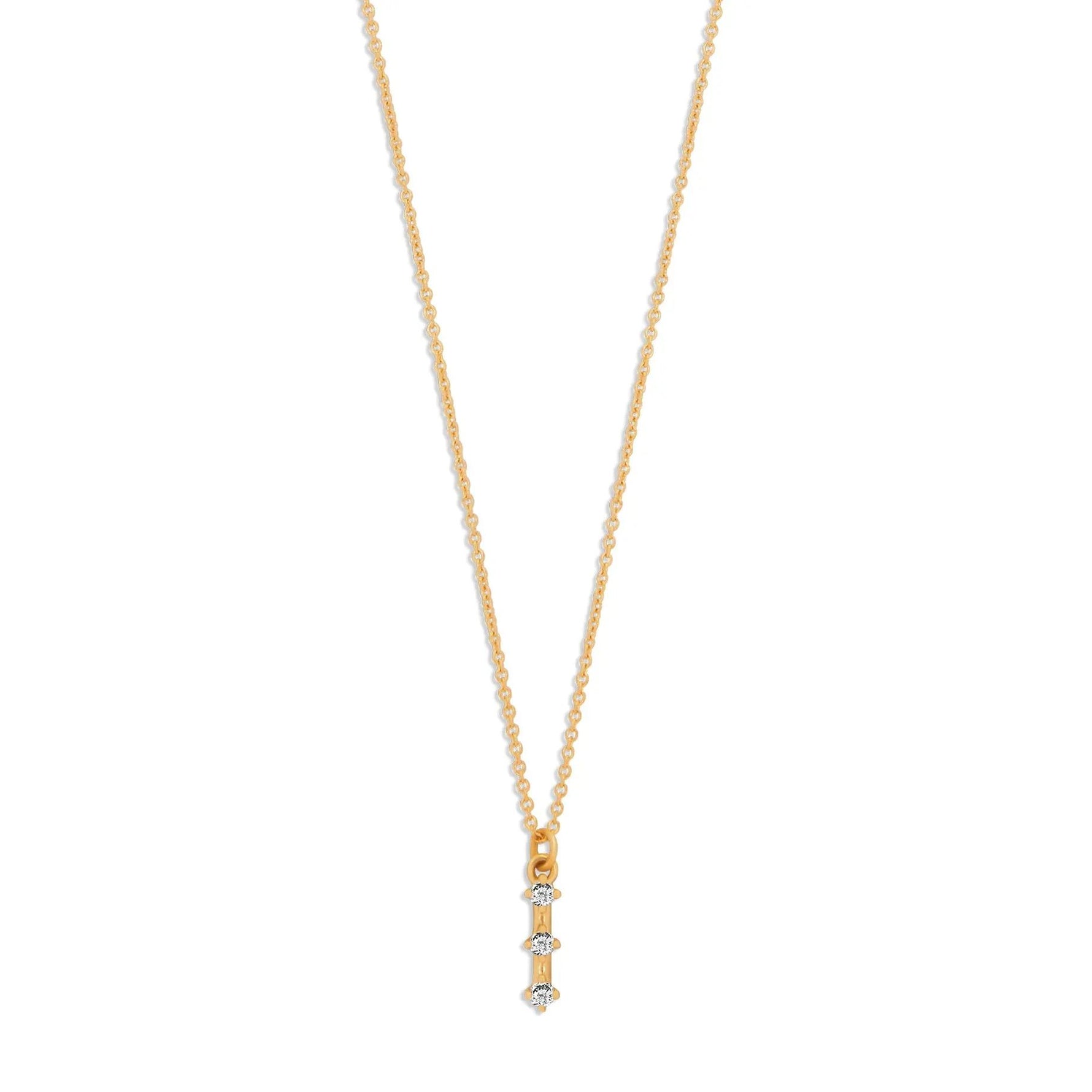 Double - layered with delicate pendant in Necklace by REDAM JEWELRY