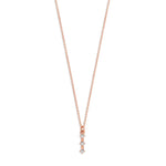 Double - layered with delicate pendant in Necklace by REDAM JEWELRY
