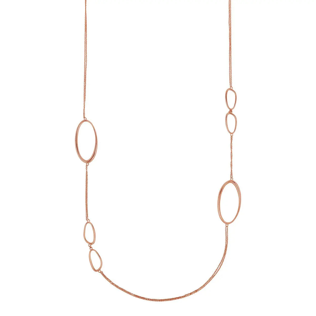 Gold Geometric Necklace in Necklace by REDAM JEWELRY