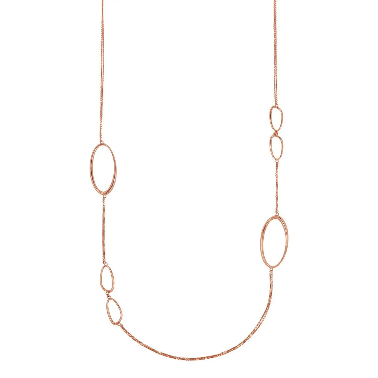 Gold Geometric Necklace in Necklace by REDAM JEWELRY