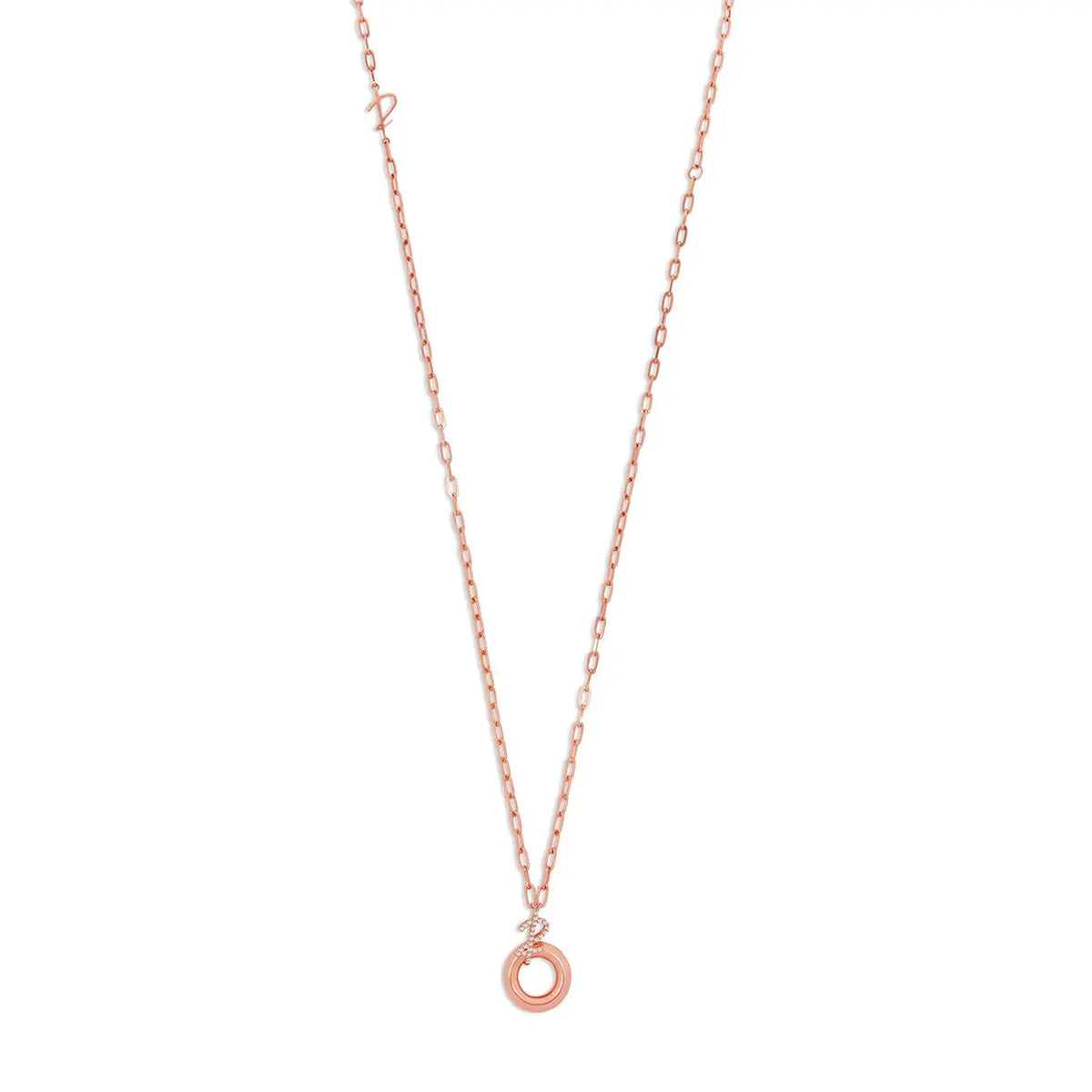 Sapphire Circle Necklace in by REDAM JEWELRY