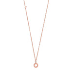 Sapphire Circle Necklace in by REDAM JEWELRY